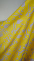 Artlux ~ 'Calla - Yellow & Lavender' Luxury Cotton Lawn ~ Made in Italy
